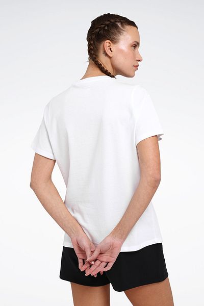 Reebok Tricou cu mânecă scurtă pentru femei New Id Reg Tee alb