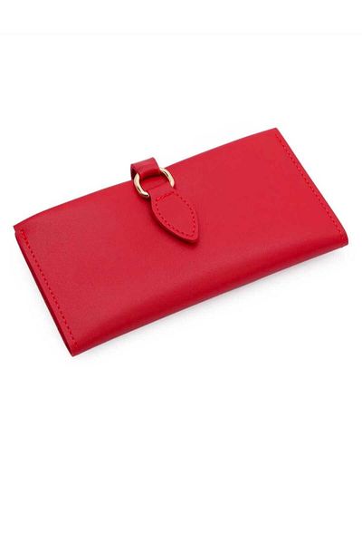 şeffafavm Orange Leather Wallet