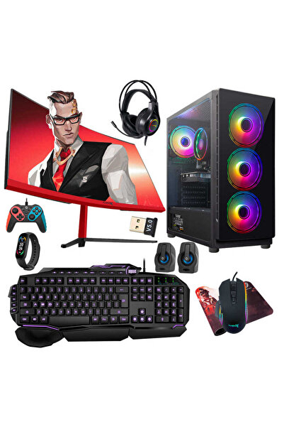 TURBOX Tx4396 I5 6400 16gb Ram 512gb Ssd 4gb Rx560 23.6 Inç Curved Oyun Hazır...