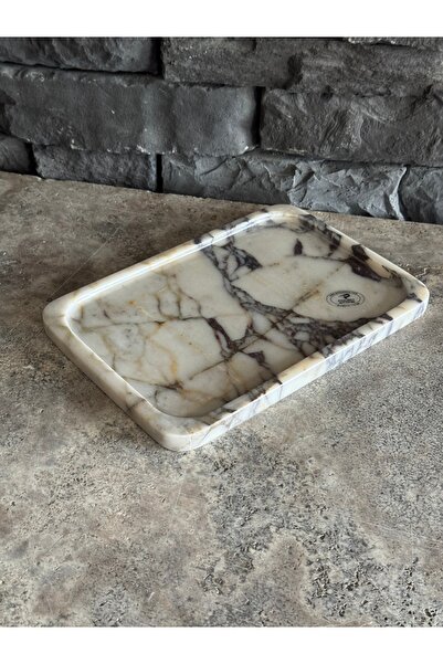 Polen Stone : Calacatta Mermer Tepsi - 30x20 cm