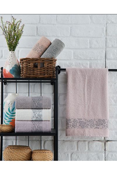 Şıkel Cotton 6 Pack Hand-face Towel 50*90 Melissa