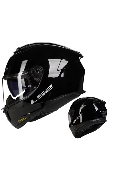 LS2 Stream 2 Siyah Full Face Motosiklet Kaskı