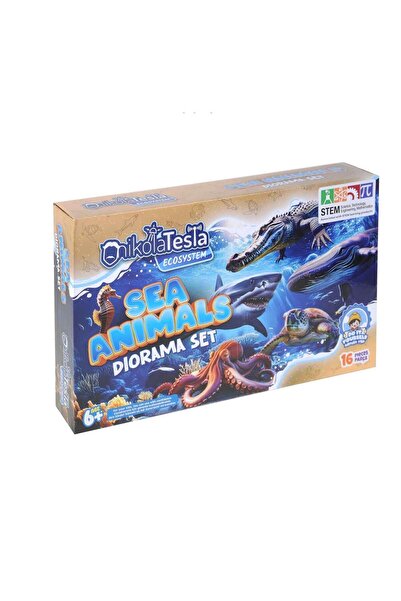 hak-iş oyuncak Nikola Tesla Dıorama Sea Anımals Set 16 Parça