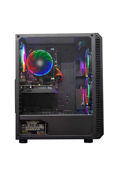 TURBOX Tx4635 Amd Ryzen 5 3600 16gb Ram 512gb Ssd 4gb Rx550 Gddr5 Oyun Hazır Sistem