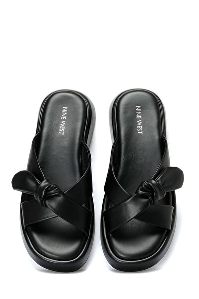 Nine West Vall 4Fx Black Women's Flat Slippers