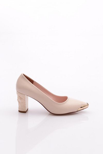 DGN Women's Pointed Toe Low-Cut Heeled Shoes Skin Wrinkled Patent Leather 6672621