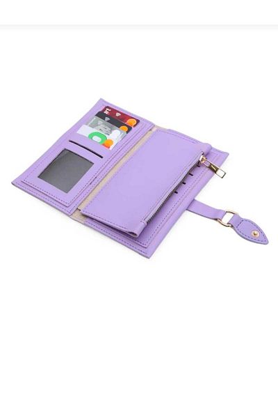 şeffafavm Orange Leather Wallet