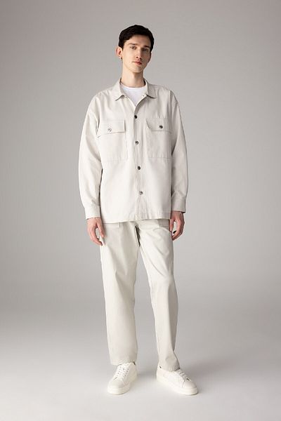 DeFacto Oversize Wide Fit Polo Neck Twill hosszú ujjú ingkabát C2896ax24sp