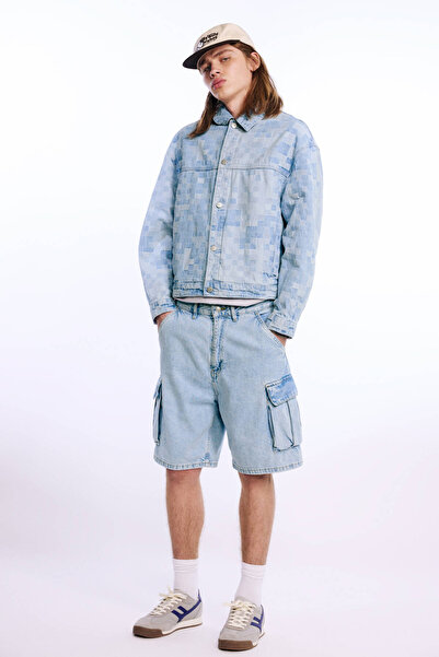 Pull & Bear Denim kargo jort