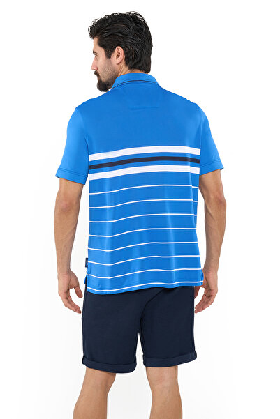 Nautica Mavi Erkek Polo Yaka T-Shirt KR4510