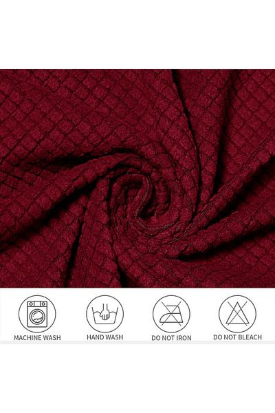 Home Still ARMCHAIR COVER, BURGUNDY