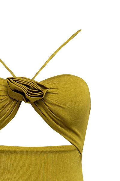 DeFacto Μαγιό με κανονική εφαρμογή Halter-fall In Love C3154ax24sm