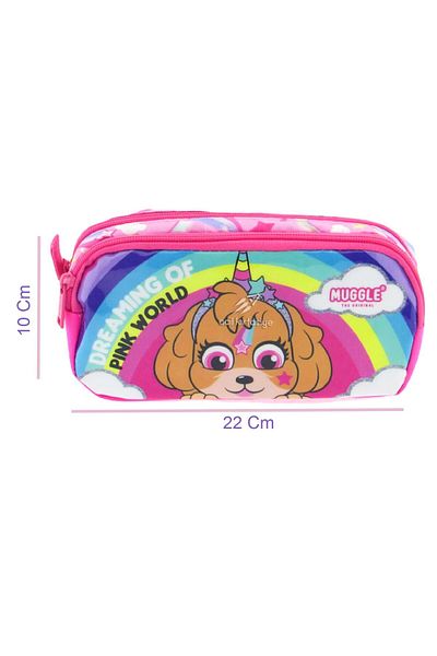 MUGGLE Θήκη για στυλό Pink World με 2 θήκες (MU-9034)
