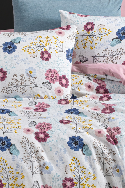 MyStory Home Oillet és paplanhuzat szett - dupla, rugalmas lepedőkkel