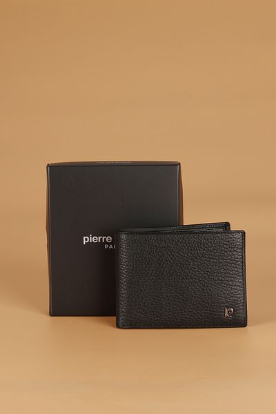 Pierre Cardin 3234 Genuine Leather Men's Wallet Card Holder Flotur-Black