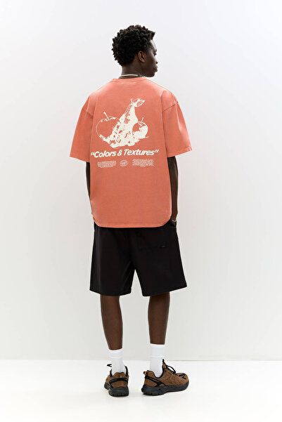 Pull & Bear Büzgü ipli basic bermuda