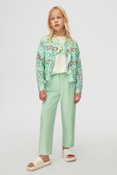 NK Μπουφάν για κορίτσια Mint Sutun Çiçekleri για ηλικίες 8-14 ετών