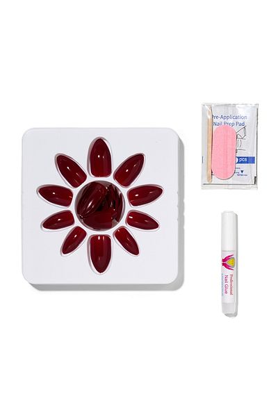 Cupio Cupio Diva false nail set - Burgundy