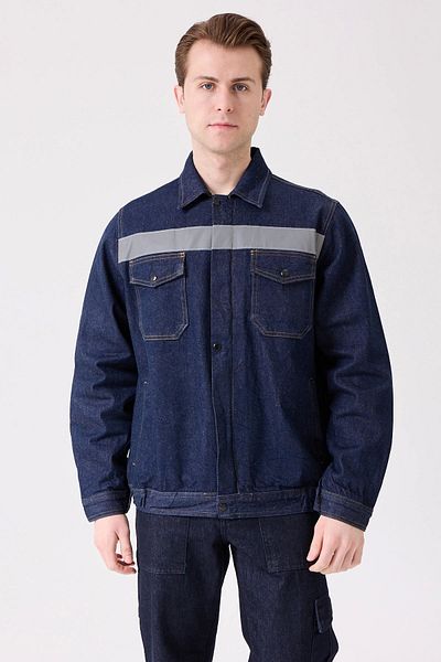 Kardelen Tulipa Denim Work Coat