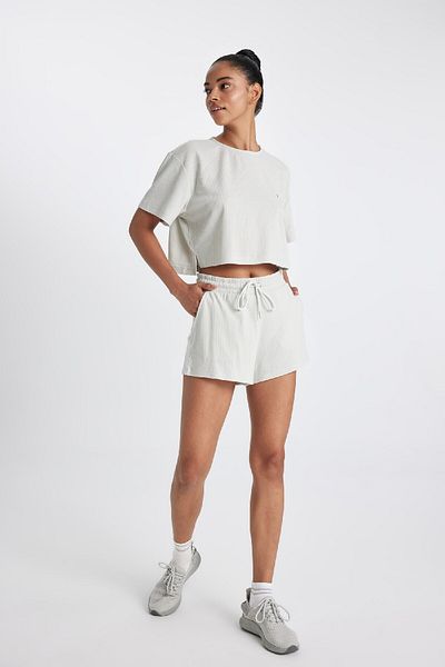 DeFacto DeFactoFit – Sport-Shorts mit geradem Bein, gerippt, A9919AX24SM