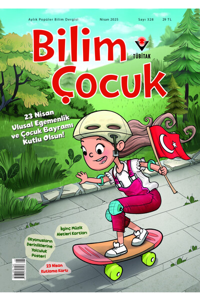 Tübitak Yayınları Bilim Çocuk Dergi Nisan 2025 (7-12 yaş)