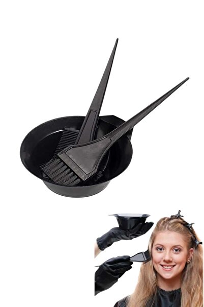 LUREVA 3 Piece Hair Coloring Set – Dye Pot, Crepe Comb and Applying Brush