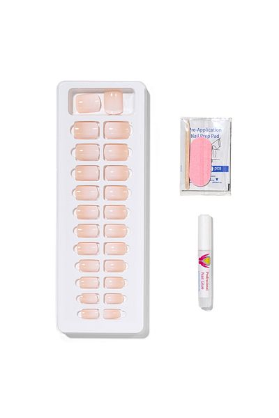 Cupio Cupio Diva false nail set - Nude Baby Boomer