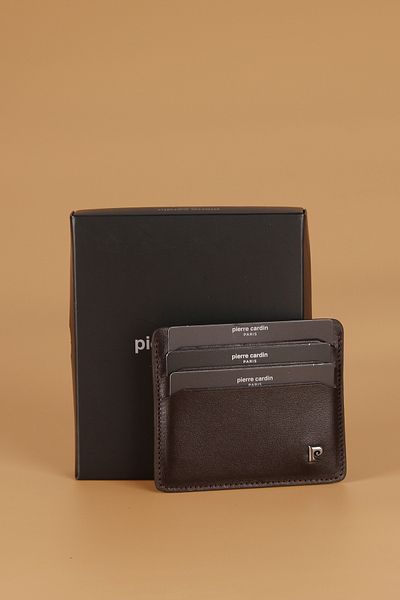 Pierre Cardin 046 Leather Men's Wallet, Card Holder Analin Brown