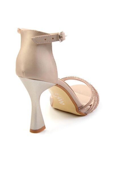 Bambi Bej Kadın Abiye Ayakkabı K01953000938