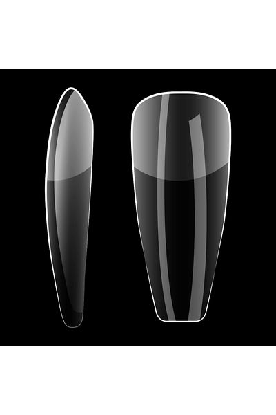 Cupio Dissolvable full nail tips set 240pcs - Long Coffin