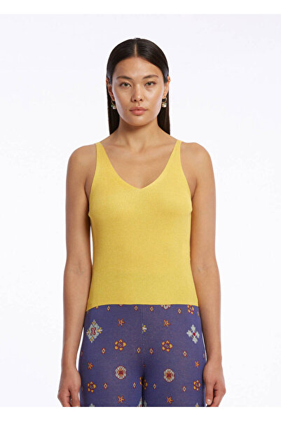 Knitss Слім-фіт жовта трикотажна кофта