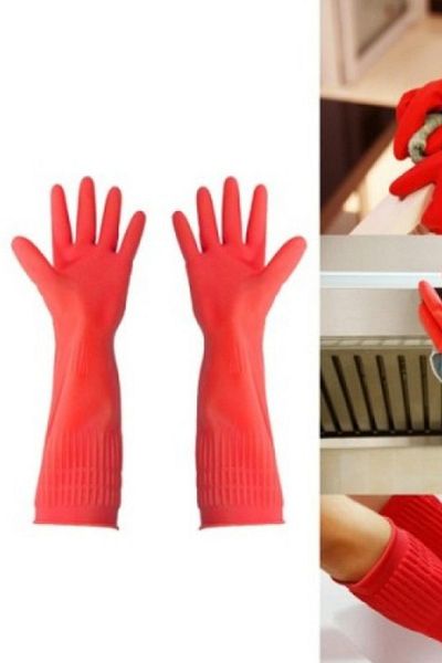 HOBİ CONDİ New Premium Special Series Long Length Protective Sleeve Dishwashing Gloves