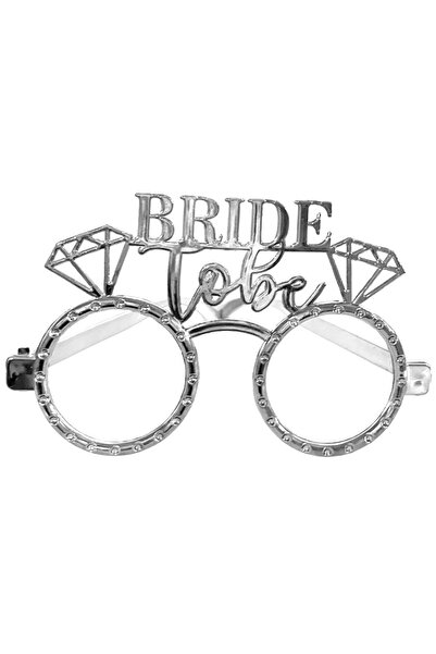 Onay Store نظارات Bride To Be باللون الفضي - مستلزمات Bride To Be - حفلة تودي...