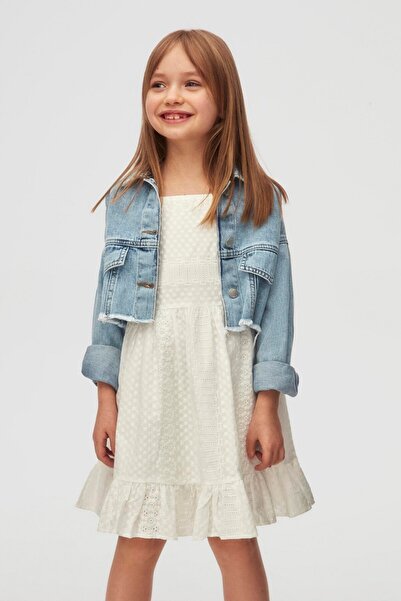 NK Μπλε τζιν μπουφάν για κορίτσια 4-8 ετών