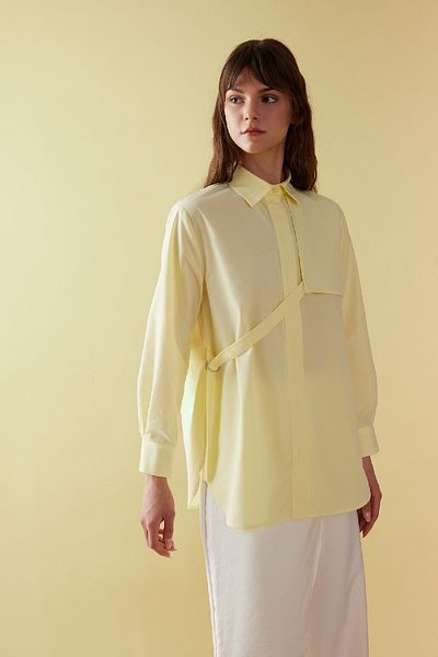 DeFacto Relax Fit Terry Cotton Long Sleeve Shirt Tunic C2158AX24SM