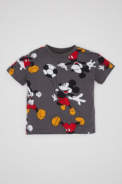 DeFacto Chlapecké tričko Disney Mickey &amp; Minnie Crew s krátkým rukávem C5343a524sm