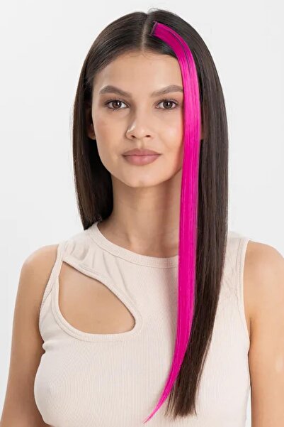 New Obsessions Long Straight Synthetic Snap Hairpiece for Hair Extension
