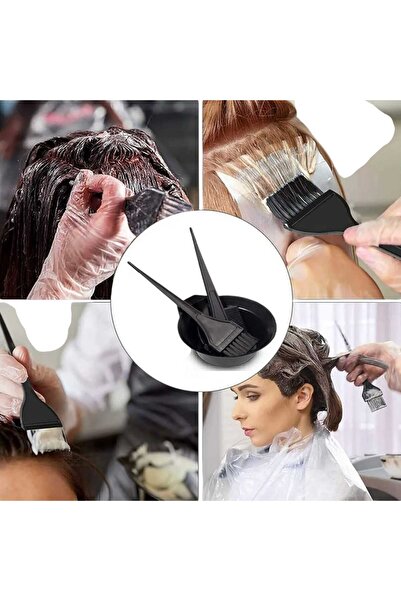 LUREVA 3 Piece Hair Coloring Set – Dye Pot, Crepe Comb and Applying Brush