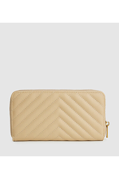 BCBG Quilted Long Wallet