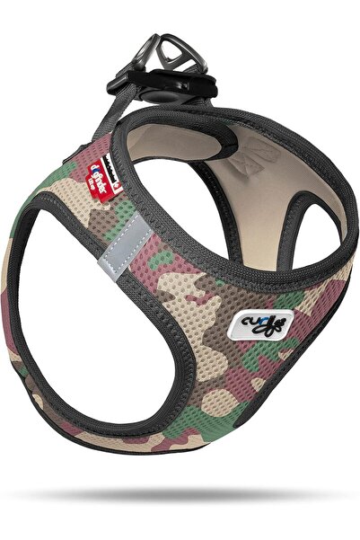 Curli Yelek Harness Hava Mesh Kamuflaj 3XS