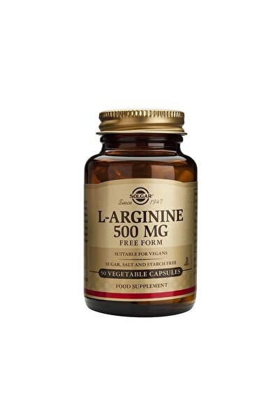 Solgar L-Arginine 500 Mg 50 Vegi Capsules
