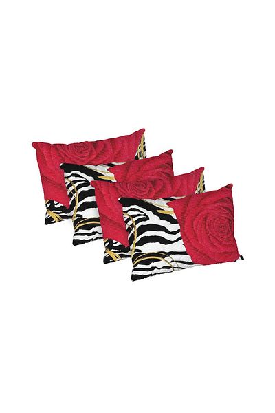 ALCAM Set of 4 Nina pillows, quilted microfiber, 50x70 cm