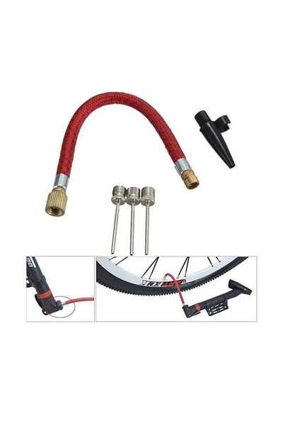 intoku Ball Inflator Needle 4Pcs + 24Pcs Bicycle Patch Set
