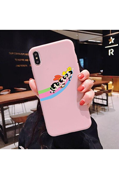 izzytech حافظة هاتف محمول مطبوعة بطبعة Powerpuff Girls متوافقة مع iPhone X/XS