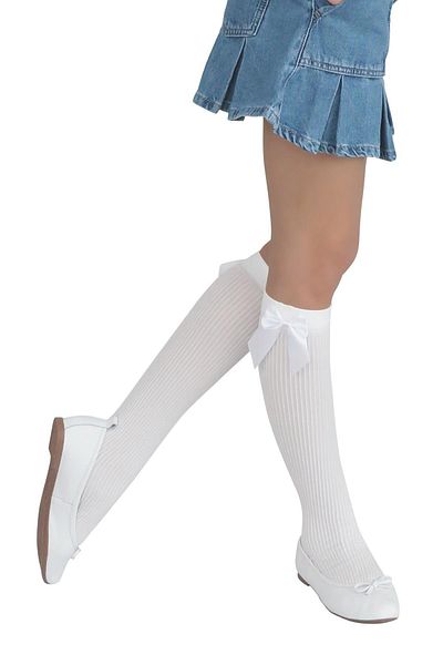 Daymod Rena Accessories Children's Knee Socks White