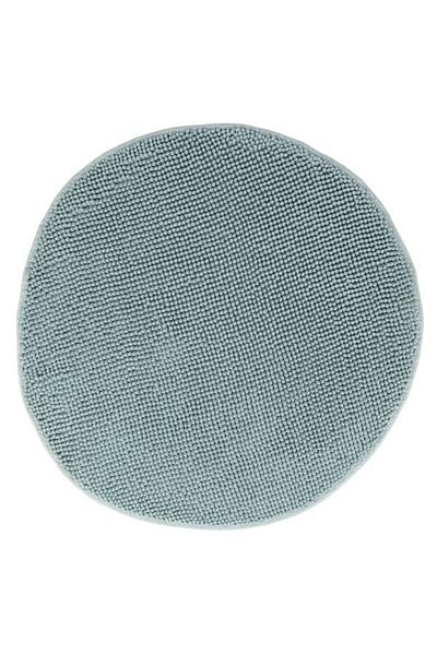 JOTTA Covor baie rotund 80cm, albastru deschis, Fringe