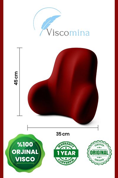 Viscomina Orthopedic Viscosa Waist Pillow, Lumbar Support Pillow 100% Viscosa New Design Waist Pillow 4 Colors