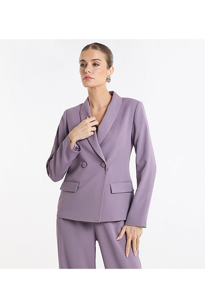 BCBG LONG SLEEVES DOUBLE BREASTED BLAZER