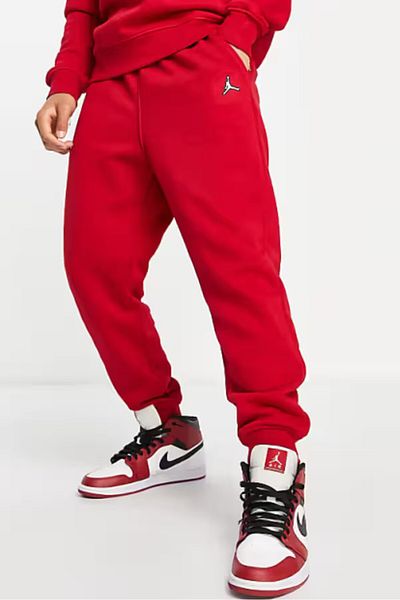 Nike Jordan Brooklyn Fleece Jogger Men's Red Sweatpants