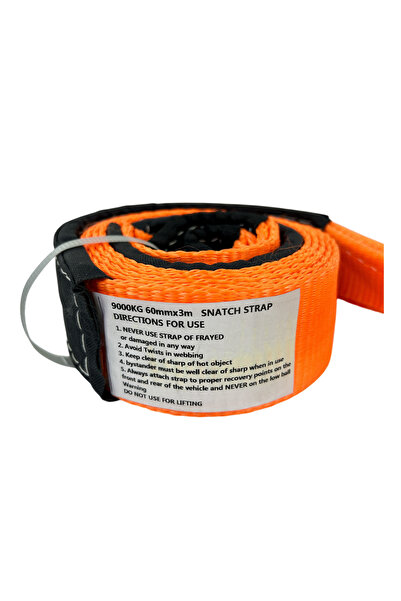 QUATRO Offroad Çekme Kurtarma Strap 3 Metre 60 Milimetre 9 Ton